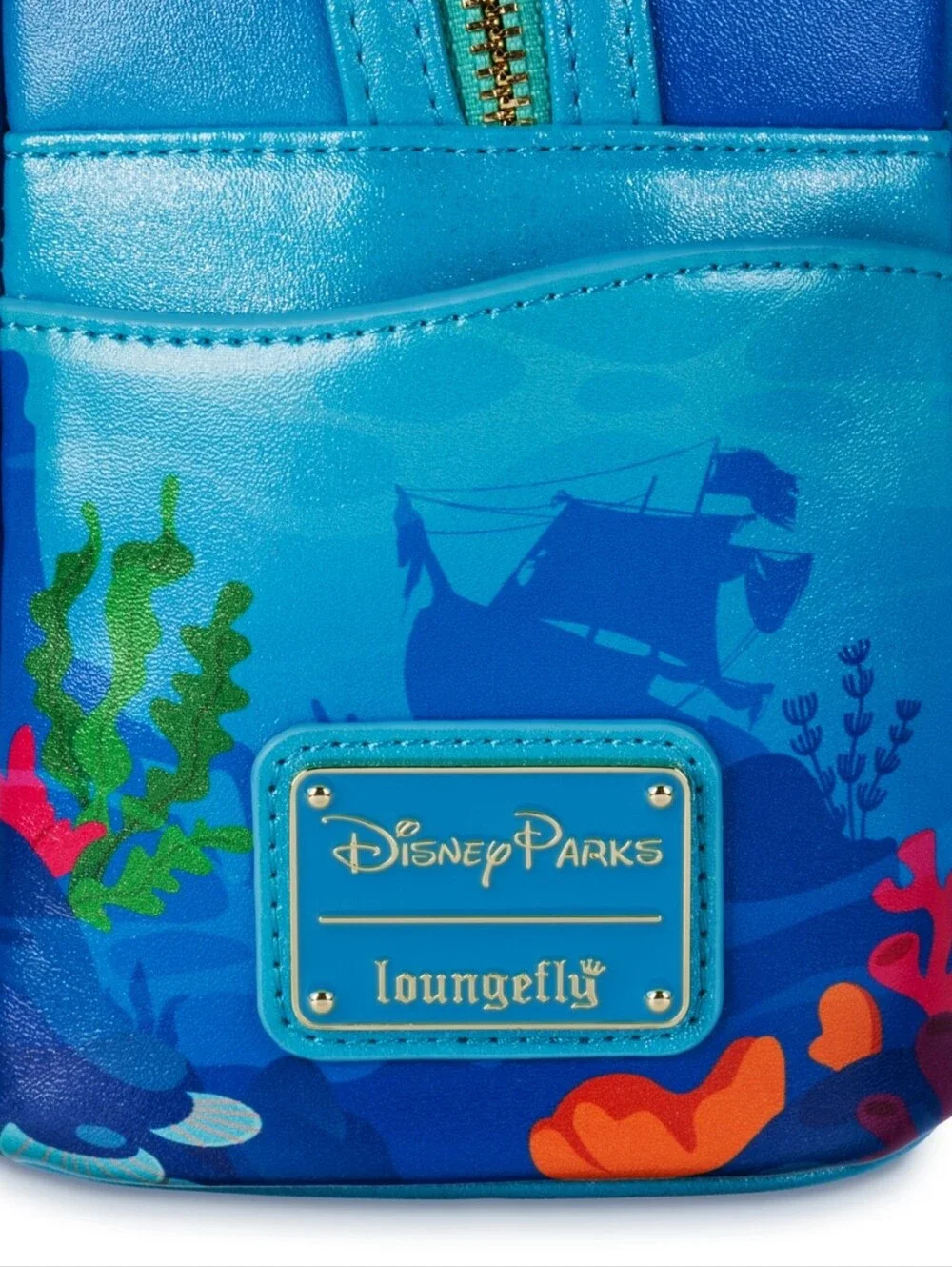 Loungefly Disney Parks Little Mermaid 35th Glow-in-the-Dark Ursula Mini Backpack
